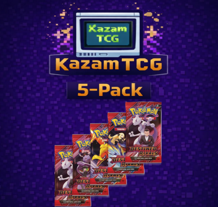 Pokemon Destined Rivals - 5 Booster Packs