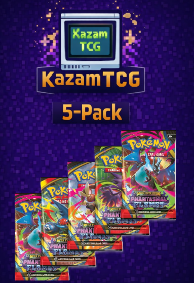 Pokemon Phantasmal Flames - 5 Booster Packs