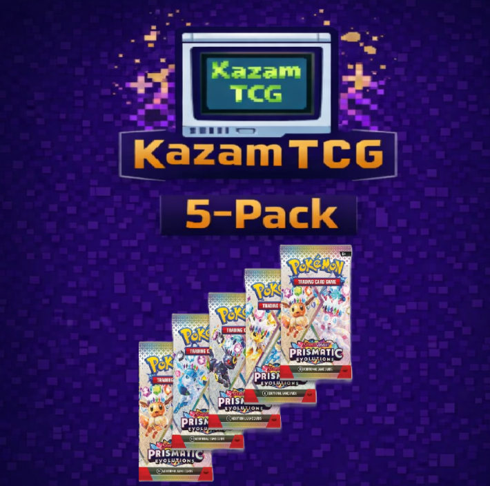 Pokemon Prismatic Evolution - 5 Booster Packs