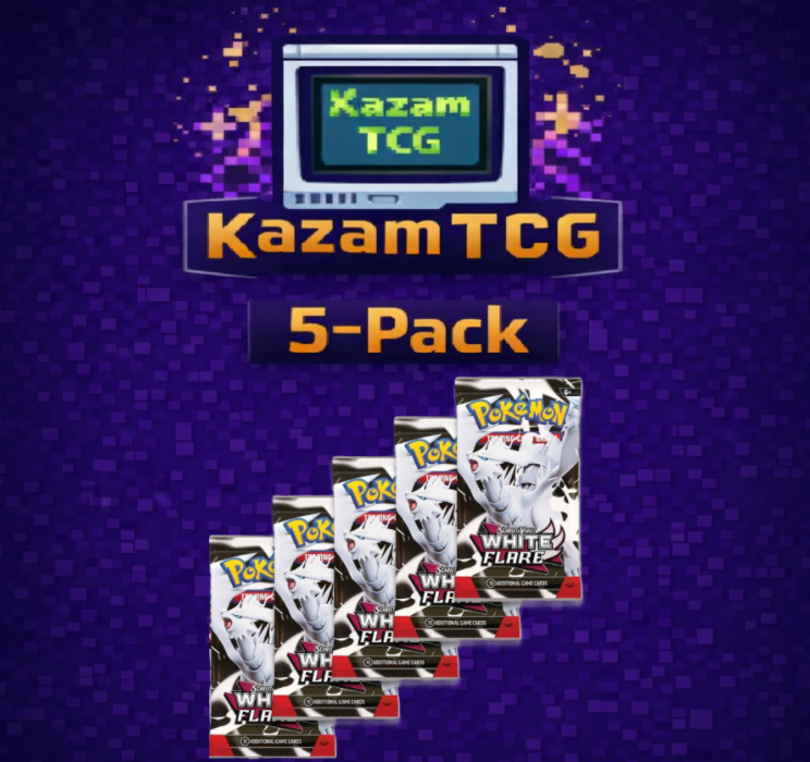 Pokemon White Flare - 5 Booster Packs